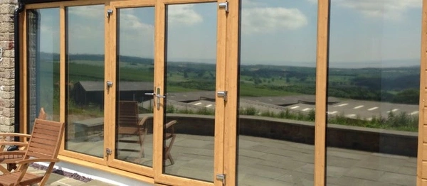 Residential window tint installed to reduce heat and glare