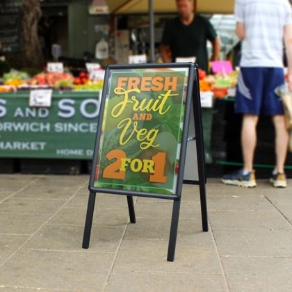  A - Master Lite Outside Market Stall Showing Fruit And Veg Artwork 1